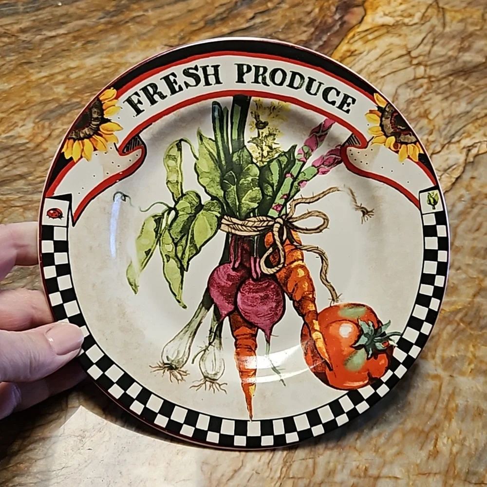 SAKURA Farmers Market Salad Plate dish